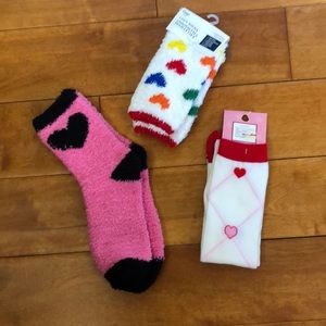 NWT 3 pr. Valentine Socks